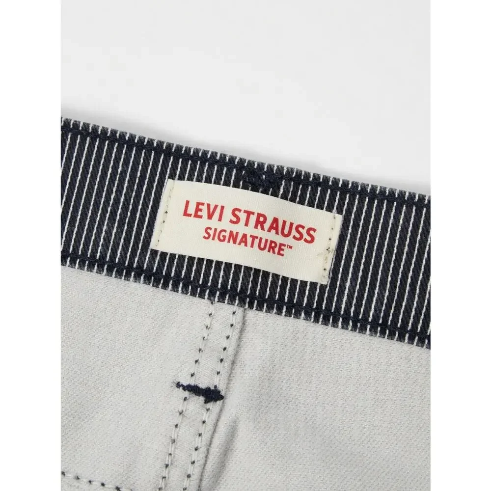 Levi Strauss Signature Striped Carpenter Shorts